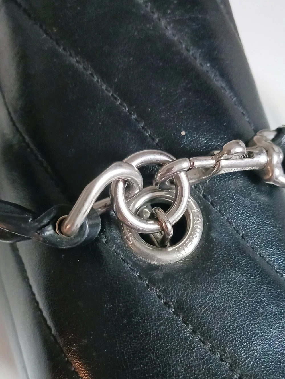 YVES ST LAURENT LOULOU TOP HANDLE BAG MATELASSE